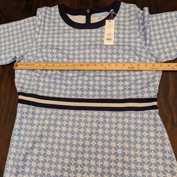 Draper James Honeycomb Floral Ponte Dress - Picture 9 of 14